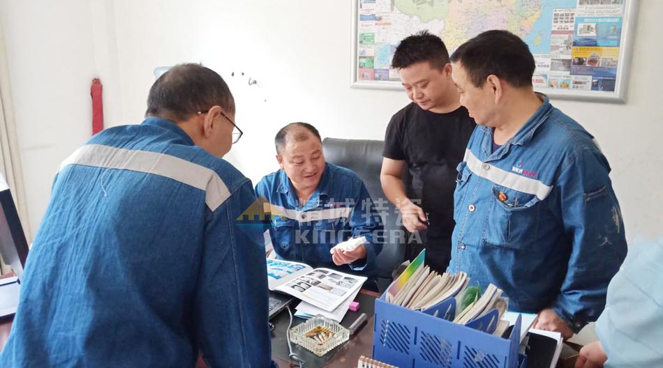 东升国际特瓷赴四川某水泥厂现场勘察以及技术交流