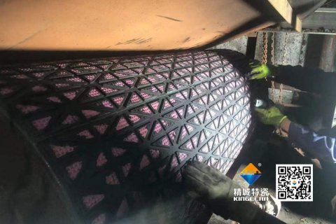【案例】东升国际陶瓷滚筒包胶：火电输煤系统耐磨十年验证